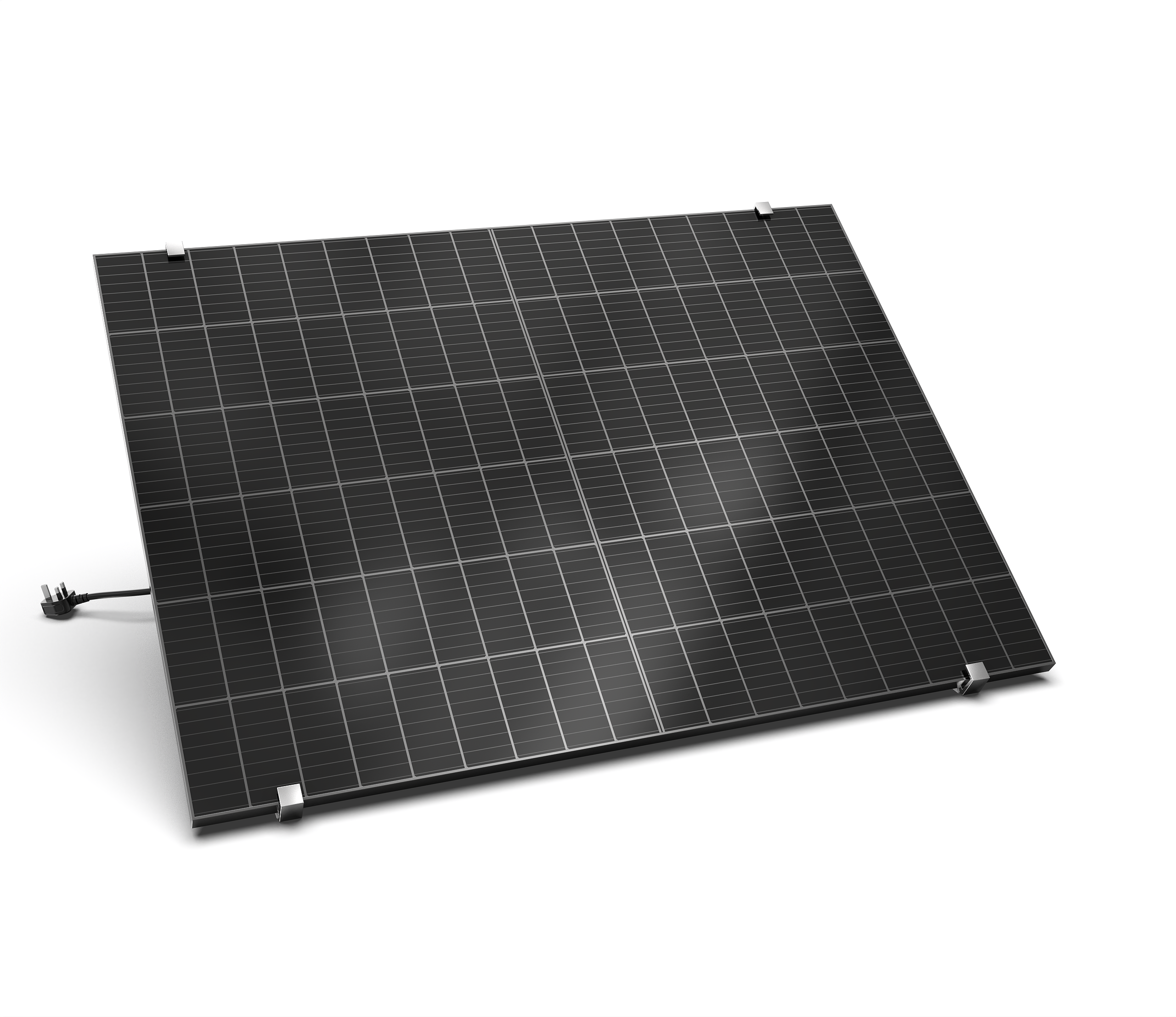 Thunder Bolt 460W plug-in solar kit with one panel and Hoymiles microinverter